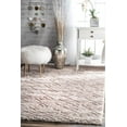thumbnail image 1 of nuLOOM Vinita Moroccan Diamonds Shag Area Rug, 9' 2" x 12', Light Beige, 1 of 2