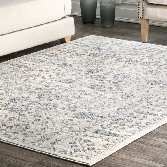 nuLOOM Vintage Tribal Bessie Area Rug, 6' 7" x 9', Bessie Silver