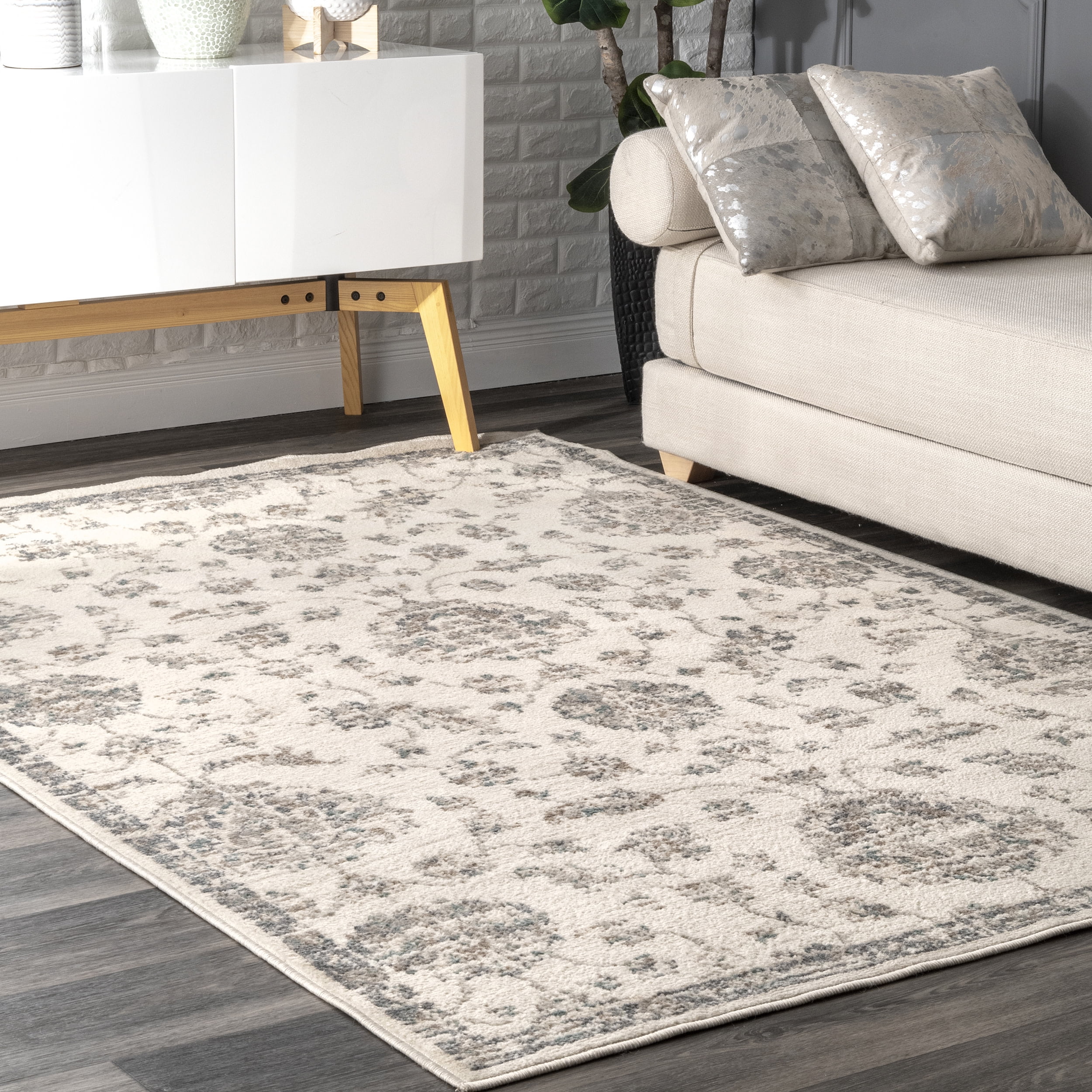 nuLOOM Vintage Faded Clarissa Area Rug, 8' x 10', Beige