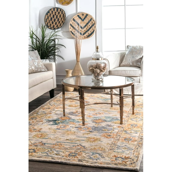 nuLOOM Vintage Floral Hilda Area Rug