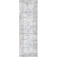 thumbnail image 1 of nuLOOM Vintage Jacquie Floral Runner Rug, 2' 6" x 10', Silver, 1 of 5
