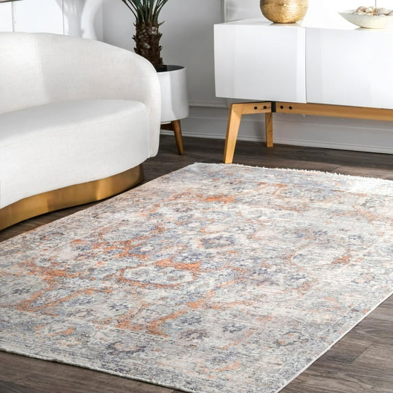 nuLOOM Vintage Julia Persian Fringe Area Rug or Runner