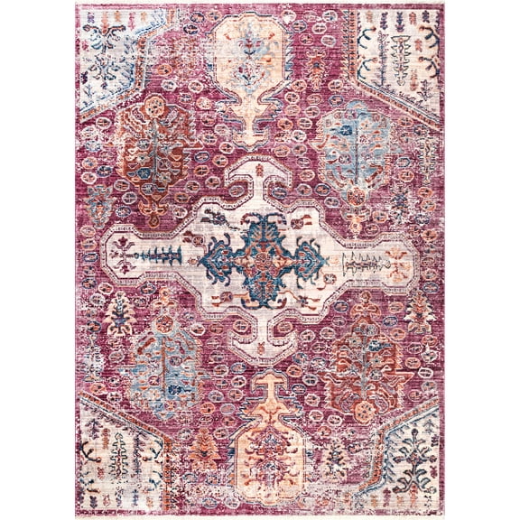 nuLOOM Vintage Kaye Gabbeh Fringe Area Rug or Runner