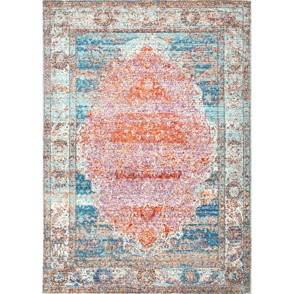 nuLOOM Vintage Medallion Elmer Area Rug or Runner