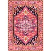 nuLOOM Vintage Medallion Indoor Area Rug, Pink 3 x 5 Beautiful Pattern
