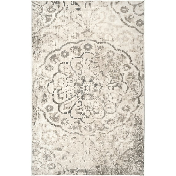 nuLOOM Vintage Minette Area Rug Blending centuries old motifs with modern elements, Multicolor, 5" x 8"