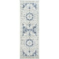 thumbnail image 1 of nuLOOM Vintage Persian Area Rug, Blue Medallion, 2' 8" x 8', Indoor Use, 1 of 5