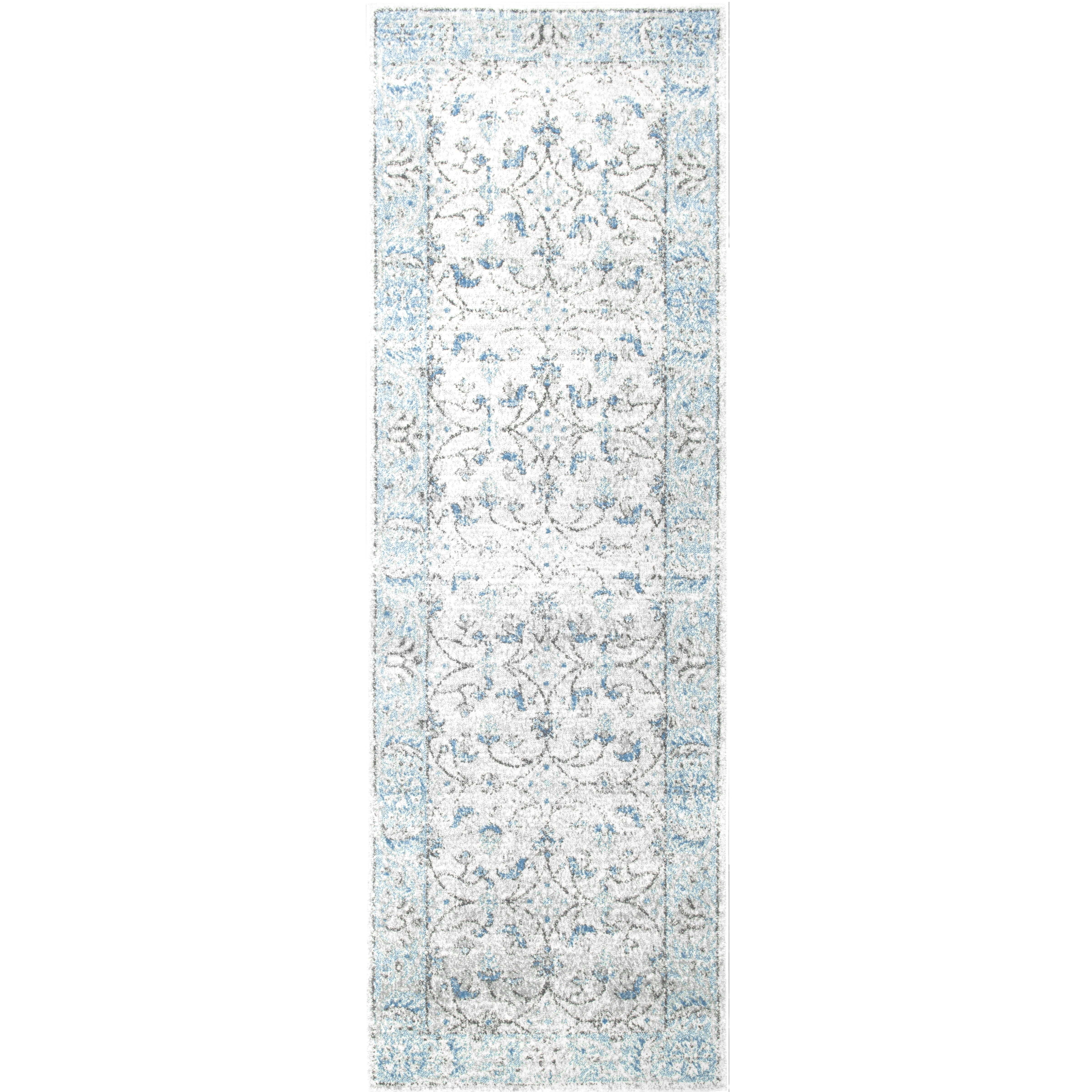 nuLOOM Vintage Rio Runner Rug, 2' 8" x 8', Aqua