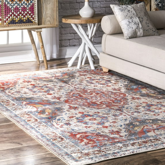 nuLOOM Vintage Sherrie Area Rug, 9' 10" x 13' 8", Sherrie Multicolor