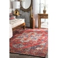 thumbnail image 1 of nuLOOM Vintage Siler Medallion Printed Rug Area Rug or Runner, 1 of 2