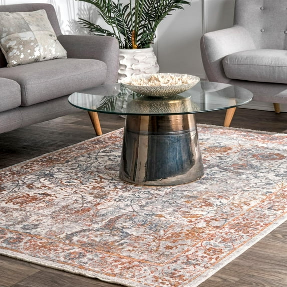 nuLOOM Vintage Sonia Persian Fringe Area Rug or Runner