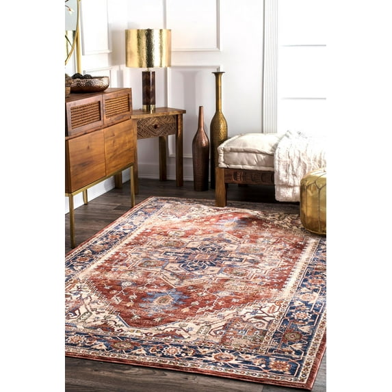 nuLOOM Vintage Yadira Medallion Rug Area Rug