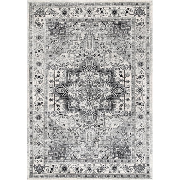 nuLOOM Vonda Fancy Persian Area Rug, 8' x 10', Gray