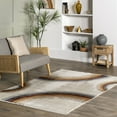 thumbnail image 1 of nuLOOM Waverley Distressed Circles Fringe Area Rug, 4' x 6' 5", Waverley Beige, 1 of 6