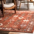 thumbnail image 1 of nuLOOM Wilma Transitional Tribal Area Rug, 6' 7" x 9', Orange, 1 of 2