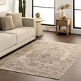 thumbnail image 1 of nuLOOM Green Haven Collection Winona Recycled Cotton Machine Washable Area Rug, 4' x 6', Winona Beige, 1 of 8
