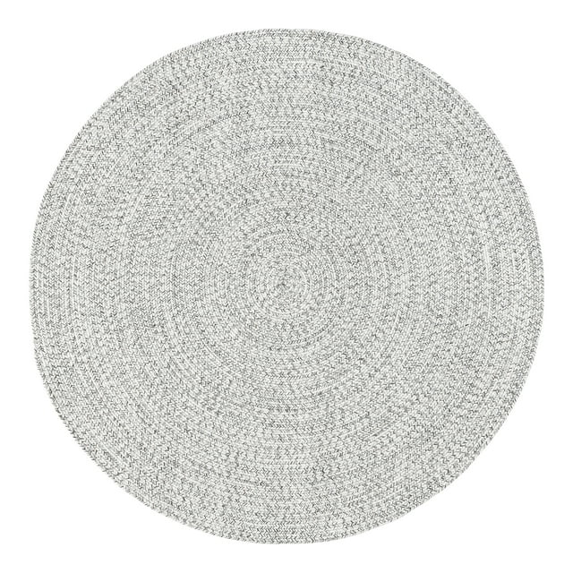 nuLOOM Wynn Braided Indoor/Outdoor Area Rug, 10' Round, Ivory