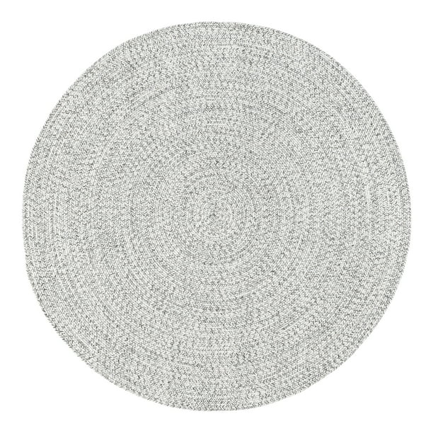 nuLOOM Wynn Braided Indoor/Outdoor Area Rug, 9' x 12' Oval, Ivory