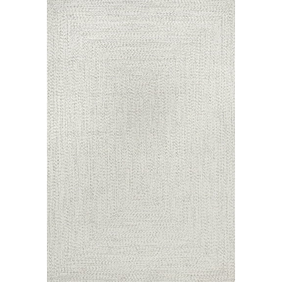 nuLOOM Wynn Braided Indoor/Outdoor Area Rug, 7' 6" x 9' 6", Ivory
