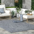 thumbnail image 1 of nuLOOM Wynn Braided Indoor/Outdoor Navy 11' 6" x 14' 6" Casual Area Rug, 1 of 9