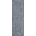 thumbnail image 1 of nuLOOM Wynn Braided Indoor/Outdoor Navy 2' 6" x 10' Casual Runner Rug, 1 of 4