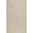 thumbnail image 1 of nuLOOM Wynn Braided Indoor/Outdoor Tan 6' Casual Square Rug, 1 of 4