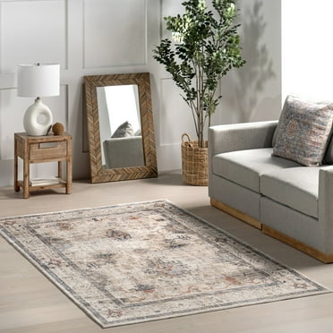 nuLOOM Yanet Floral Traditional Area Rug, 5' x 8', Beige