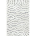 thumbnail image 1 of nuLOOM Zebra Hand Tufted Plush Wool Area Rug, 6', Gray, 1 of 2