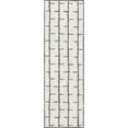 thumbnail image 1 of nuLOOM Zelda Machine Washable Wool Modern Geometric Runner Rug, 2' x 8', Ivory, 1 of 9