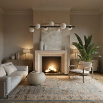 nuLOOM Zerivah Traditional Vintage Floral Area Rug, 4' x 6', Zerivah Blue