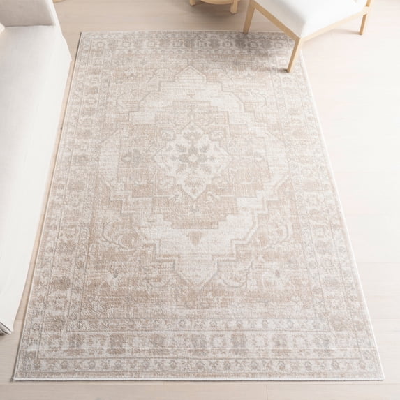 nuLOOM Zillah Traditional Medallion Area Rug, 7' 6" x 9' 6", Zillah Beige
