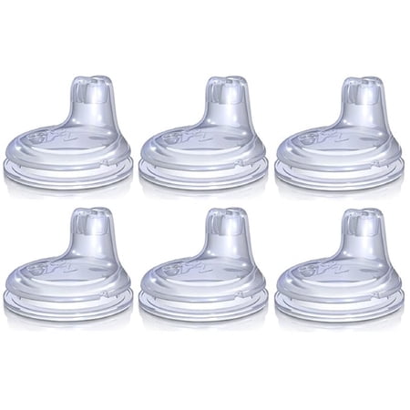 nuby 6 pack replacement silicone spouts for the nuby no spill easy grip cup
