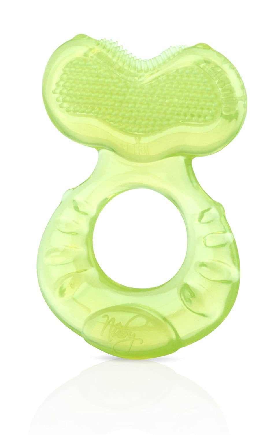 Oogiebear 360 Seafoam Teether - Safe Teething Toys for Babies 3 Months and Older, Green