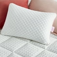 thumbnail image 1 of nue by Novaform Gel Memory Foam Pillow, Queen Size, Plush Adjustable, White, 1 of 8