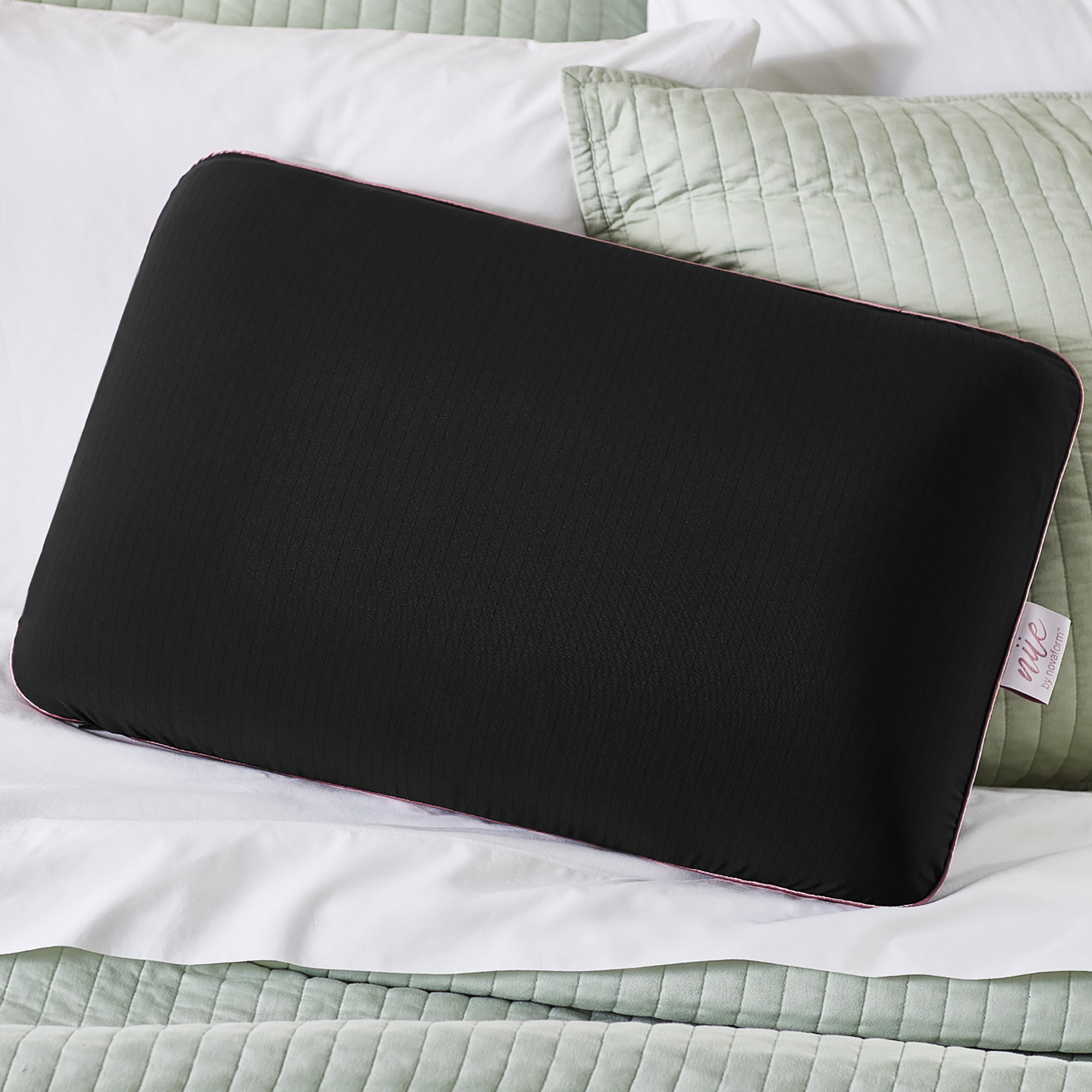 Black Compact Memory Foam Knee Pillow for Eyelash Client – Pure