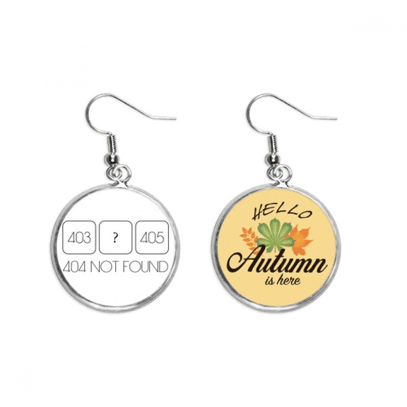 number order loss supplement earring dangle autumn earring jewelry
