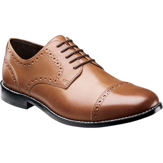 nunn bush men's norcross cap to oxford,cognac,8 w us