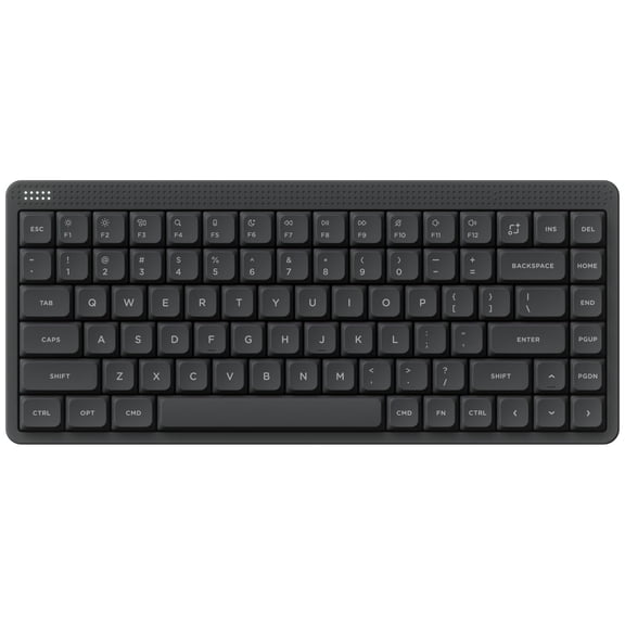 nuphy Node75 Wireless Mechanical Keyboard, 75% Hot Swappable Custom Low Profile Keyboard, 84 Keys Computer Gaming Keyboards, Supports Touch Gestures, PBT Keycaps, RGB Backlit, Bluetooth/2.4GHz/USB-C