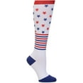 thumbnail image 1 of Nurse Mates Women's Calf Socks | 12-14 mmHg Compression | Stars & Stripes, 1 of 1