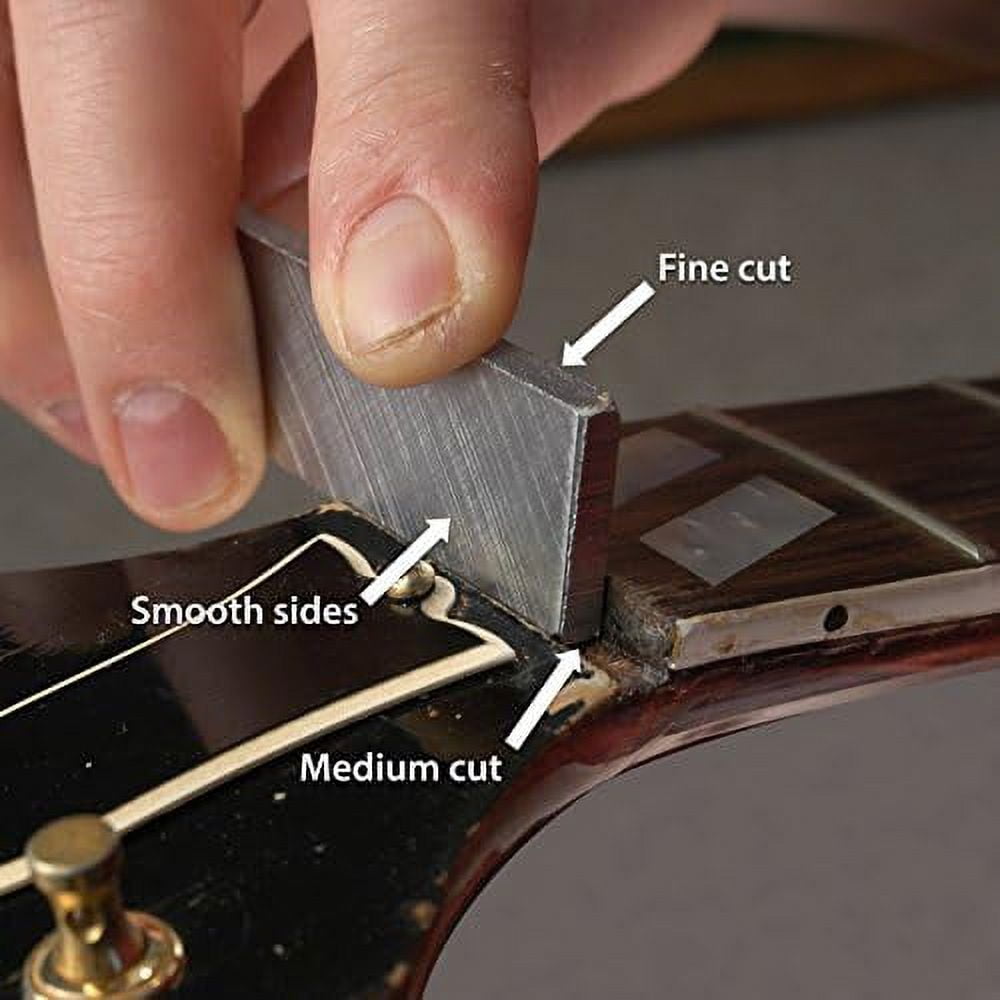 nut seating file for 1/4"wide nut for classical and dobro guitars