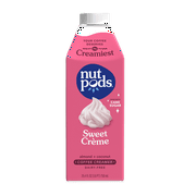 nutpods Sweet Crème Cane Sugar Sweetened Dairy Free Creamer, 25.4 fl oz