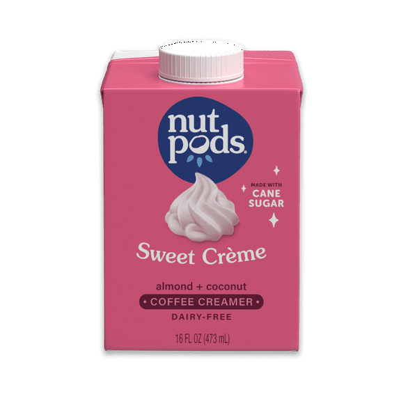 nutpods Sweet Creme Sweetened Dairy Free Shelf Stable Creamer, 16 oz