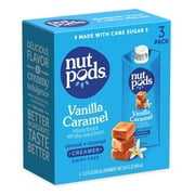nutpods Vanilla Caramel Unsweetend Non-Dairy Coffee Creamer 11.2oz, 3-pack
