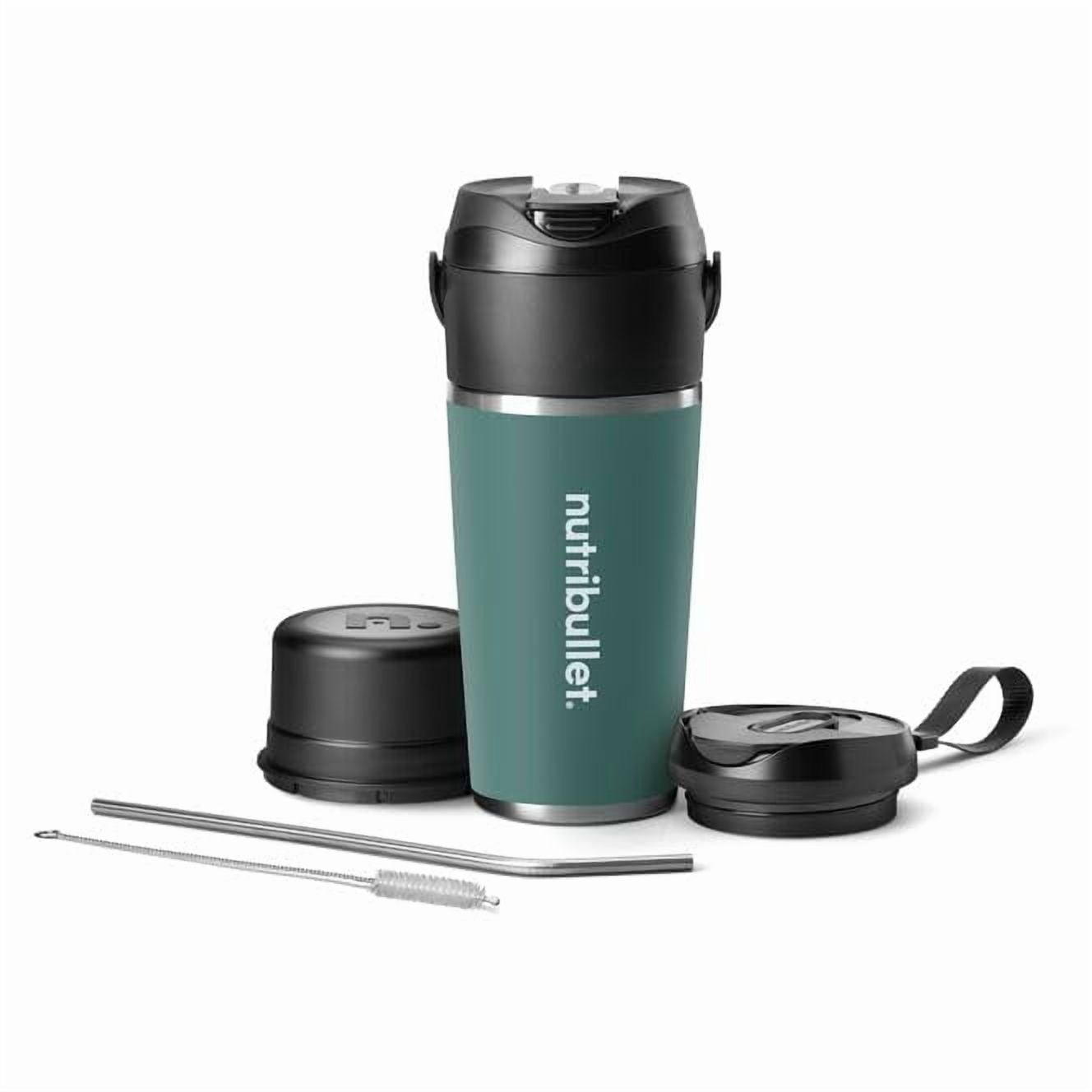 nutribullet Flip Portable Blender with Insulated Cup, Eucalyptus, NBPB50350EUC
