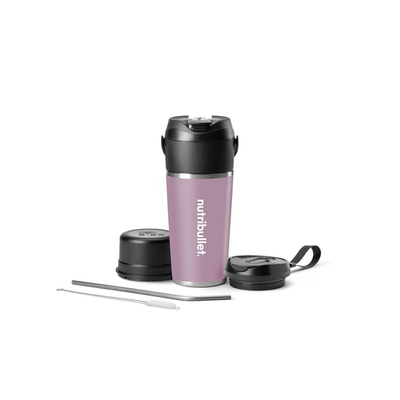 nutribullet Flip Portable Blender with Insulated Cup, Lavender, NBPB50350LAV