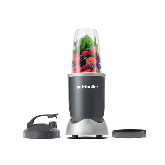 nutribullet Personal Blender, Shakes, Smoothies, Food Prep, and Frozen Blending, 24 Ounces, 600 Watt, Gray, NBR-0601WM