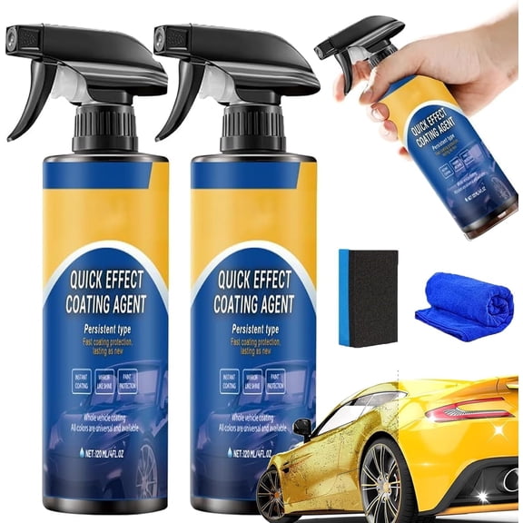 nuyezo 2026 New Car Coating Spray for Shine & Protection, All-in-One Waterless Wash & Scratch Repair, Long-Lasting Protection