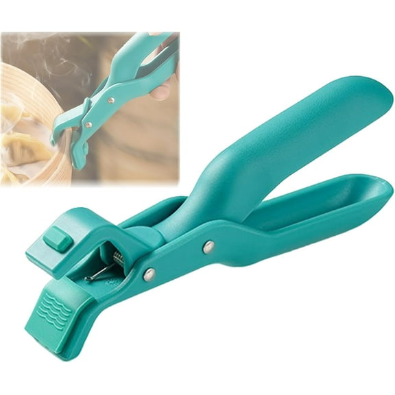 nuyezo 2026 New Upgrade Hot Plate Gripper Lifters Tongs, Multi-function Anti-Scald Bowl Clip,Silicone Non-slip Hot Dish Plate Holder,Microwave Oven Cooking,Kitchen Utensil for Bowls,Pans,Dishes