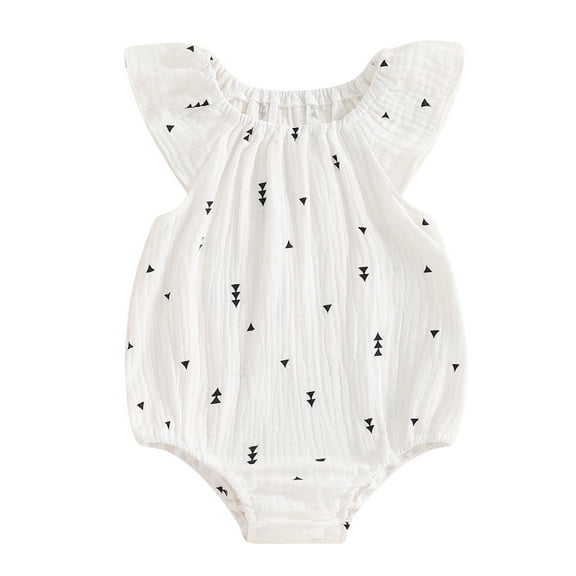 nvzhuang 2022 Summer Toddler Infant Newborn Baby Girl Bodysuit Cactus Radish Cherry Sleeveless Clothing Playsuit Round Neck Jumpsuit