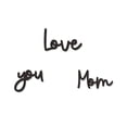 thumbnail image 1 of nvzhuang 3Pcs Mother's Day Decor Wooden Love You Mom Sign Wall Decorations for Home Holiday Party Supplies, 1 of 8